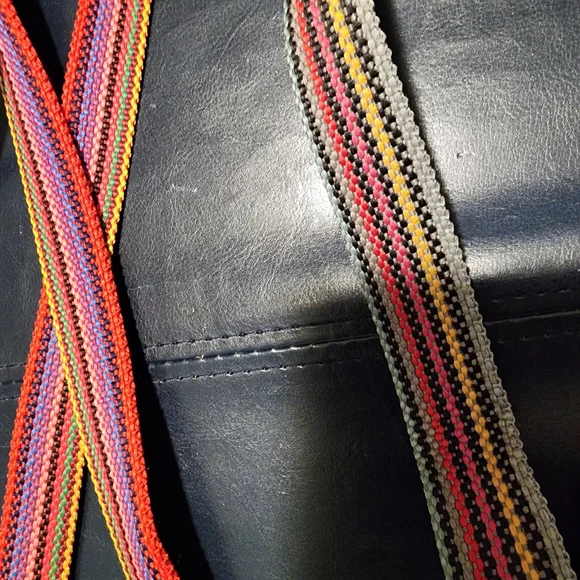 Colorful Striped Guitar Straps - Picture 3 of 3